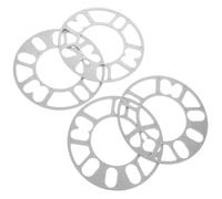 4 Pezzi Distanziali Ruota 3 Mm In Lega Alluminio 4 E 5