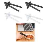 4 Pezzi Distributore di Snack, Bacchette, Bacchette per Dita per Giocatori, Pinze in Plastica per Snack da Giocatore Morsetti, Bastoncini ausiliari pigri