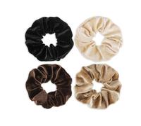 4 pezzi Elastici grandi per capelli da donna,in velluto, per capelli,morbidi, per capelli spessi, ricci, sottili e fini, accessori alla moda