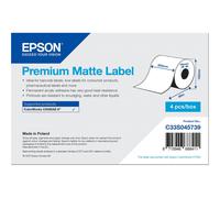 4 pezzi Epson Premium Matte Label Continuous Roll Etichette/etichette C33S045739