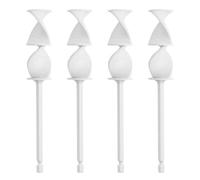 4 pezzi esagonali stinchi resine epossidiche miscelatori eliche paddle trapano vernice agitazione asta accessori utensili elettrici attacco trapano vernice agitazione asta