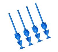 4 pezzi esagonali stinchi resine epossidiche miscelatori eliche paddle trapano vernice agitazione asta accessori utensili elettrici attacco trapano vernice agitazione asta