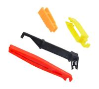4 Pezzi Estrattore Fusibili Auto Mini, Plastico, Punte di Precisione | Mini Fusibili e Terminali Scatola, Formato Tascabile, Officina Garage, Emergenze Stradali