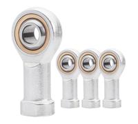 4 pezzi estremità snodata, cuscinetto giunto M8 filettatura interna, cuscinetto estremità snodata, giunto sferico uniball, filettatura interna filettatura destrorsa