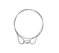 4 pezzi - EUROLITE Corda d'acciaio 900x3 mm e Connettore rapido A-50 in Acciaio