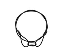 4 pezzi - EUROLITE Corda d'Acciaio 900x4mm Nera con Connettore Rapido Tipo A-90