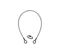 4 pezzi - EUROLITE Corda di Sicurezza Nera 600x3 mm con Redancia, Max 5kg - Prog