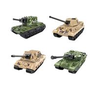 4 pezzi fai da te modello di carro armato 4D modello di carro armato moderno
