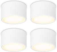 4 Pezzi Faretto Da Soffitto a LED Bianca Ultra Sottile 220-240V Ø95X55Mm Faretto