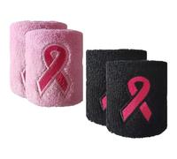 4 Pezzi Fascia da Polso Compressa in Poliestere, Elastica per Corsa | Superficie Liscia, Assorbe il Sudore sulla Pelle, per Maratone e Sostegno Sportivo, Rosa Colore Casuale