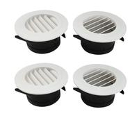 4 Pezzi Feritoia di Sfiato 'Aria Da 4 Pollici，Coperchio Della Griglia 'Aria8521