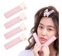 4 Pezzi Fermagli Per Radici Volumizzanti, Bigodini Autoadesivi Hair Rollers Volumizzanti, Fermagli per Capelli Soffici Fai da te, non c'è Bisogno di Riscaldare, Adatti a Capelli Lunghi e Corti