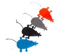 4 pezzi fermaporta a forma di topo personalità guardia di sicurezza hardware for la casa porta fermaporta in silicone