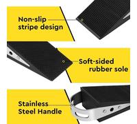 4 PEZZI Fermaporta Cunei in Gomma per Bagno Balcone e Porte in Legno o Metallo