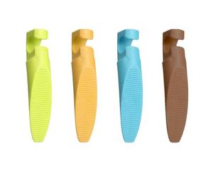 4 Pezzi Fermaporta per Antiscivolo in Pvc, Cuneo di Sicurezza | Protezione Contro Urti e Dita, Installazione Semplice, per Casa e Vita Quotidiana, Pratico per Uso Domestico