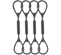 4 Pezzi Fermaporta Scorrevole in Silicone per Tromba Nero Leggero | Competizioni e Uso Professionale, Resistente alla Trazione, Accessorio Leggero da Portare Sé