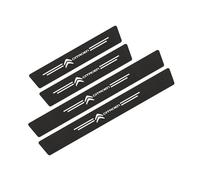 4 Pezzi Fibra di Carbonio Guardia Porta Soglia, per Citroen ami AMI Xsara Picasso Berlingo C1 C2 C3 Aircross C4 Battitacco Prevenire L'Usura AntiGraffio Accessori Styling Auto,A