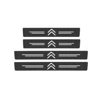 4 Pezzi Fibra di Carbonio Guardia Porta Soglia, per Citroen ami AMI Xsara Picasso Berlingo C1 C2 C3 Aircross C4 Battitacco Prevenire L'Usura AntiGraffio Accessori Styling Auto,F