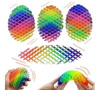 4 Pezzi Fidget Worm Giocattolo,Sensoriali Stress Relief Fidget Worm Toy,Giocattolo A Forma Di Verme Fidget Toys Giocattoli Per Alleviare L'ansia Da Stress per Bambini Adulti,fidget toys