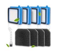 4 Pezzi Filtri per Aspirapolvere Compatibile con Aeg Qx8 Qx7 Qx6 e Altri Modelli Elementi Filtranti di Ricambio per Aspirapolvere,Accessori per Aspirapolvere Riutilizzabili