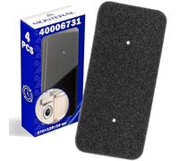 4 Pezzi Filtro Asciugatrice 270x125x10 mm con Codice Originale 40006731 per Candy per Hoover - MONTERAL