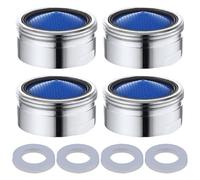 4 pezzi filtro rubinetto, regolatore M22, perlatori per rubinetti, ugello miscelatore, bocchetta per acqua, set rubinetto, bolle, perlatori resistenti agli spruzzi, per bagno, rubinetto della cucina