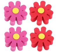 4 Pezzi Fiore Decorativo per Antenna Auto Daisy in Eva, Topper | Antenne Auto, Design Resistente al Vento, Installazione Facile, Decorazione Versatile