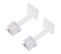 4 Pezzi Fissaggi di Tavoletta WC Universale, Sostituzione Cerniere Tavoletta WC, per Riparazione Coperchio a Vite Sedile di Fissaggio, Coperchio di Copriwater Parti per WC