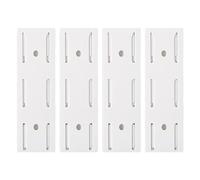 4 Pezzi Fissatore Per Prese Autoadesive, Supporto per Ciabat ta, Power Strip Holder, Self Adhesive Socket Holder, Fissatore di prese senza punzonatura,Adatto il fissaggio del cavo alimentazione