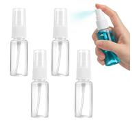 4 Pezzi Flaconi Spray, 20ml Bottiglia Spray, Riutilizzabile Tomizzatore Bottiglia di Profumo in Plastica, Trasparente Flacone Spray,Mini Flaconi Spray Vuoti, per Liquido Viaggio Cosmetico