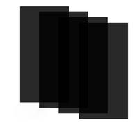 4 pezzi fogli di pellicola LED dimmerabile, pellicole oscuranti led, adesivi per blocco della luce, 10 x 20 cm, autoadesivo, per sveglia, radio, aria condizionata, frigorifero