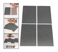 4 pezzi fogli di texture di argilla polimerica ornamenti fai da te strumenti
