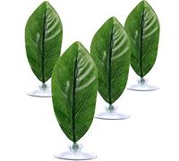4 Pezzi Foglia di Betta Amaca per Betta Pesce, Posto di Riposo Leggero e Realistico, Nessun BPA, Pratico, Comodo e Sicuro (Foglia Singola)