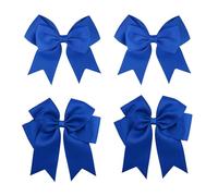 4 Pezzi Forcine Blu Scuro Con Fiocco, Accessori Per La Decorazione Di Parrucchieri, Copricapo Di Personalità Alla Moda, Adatto Per Frangia Solida, Capelli Rotti.