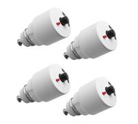 4 pezzi fusibili automatici 10 A S101 uscita a vite automatica caratteristica L, filettatura a spirale fusibile E27, protezione distribuzione elettrica