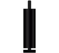 4 Pezzi, Gamba di Supporto di Ricambio Regolabile in Altezza per Divano, Cassettiera, Letto, Sedia, Tavolino, M6 Nero, 15 Cm, 5,9