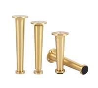 4 Pezzi Gambe Mobili Regolabili,Piedi Divano Ottone Piedini Supporto Tavolino da Caffè per Mobili fai da te di Divano Mobile TV Mobile da Bagno (6cm(2.3in))
