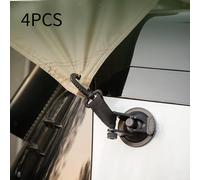 4 pezzi ganci a ventosa per fissare la ventosa per finestra del camper da