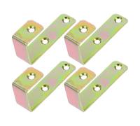 4 Pezzi Ganci per Scala Letto a Castello in Metallo Oro 25 MM | Rivestimento Morbido Flessibile, Riduce Rumore e Segni, per Dormitori Scolastici e Camere