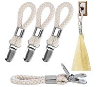 4 Pezzi Gancio a Clips per Strofinacci da Tè,Mollette per Asciugamani in Acciaio Inossidabile,Portasalviette Per appendere gli Asciugamani,Strofinacci,Stoffa,Calze e i Guanti nella Cucina e nel Bagno