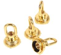 4 pezzi Gancio ad Anello M10 in Lega di Zinco per Lampade sospese | Filettatura Interna, Forma ad Anello Chiuso, Montaggio Rapido, per Tubi LED in Bagno o Sala da Pranzo