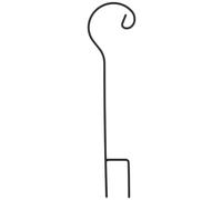 4 Pezzi Gancio da Giardino in Ferro Nero, Design Retrò per Vasi | Stelo Stabile nel Terreno, Forma , Smontaggio Rapido, per Cartelli e Terrazze