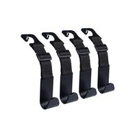 4 Pezzi Gancio Poggiatesta Auto, per BMW Serie 2 Series 2er U06 Active Tourer 2021-2025 Car Back Seat Hooks, Ganci Portaoggetti Auto, per Spesa Borsa Vestiti Bottiglie d'Acqua,A