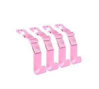 4 Pezzi Gancio Poggiatesta Auto, per BMW Serie 2 Series 2er U06 Active Tourer 2021-2025 Car Back Seat Hooks, Ganci Portaoggetti Auto, per Spesa Borsa Vestiti Bottiglie d'Acqua,B