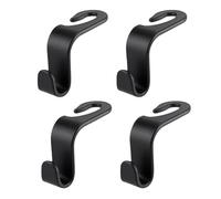 4 Pezzi Gancio Poggiatesta Auto, per Ford ST Line Kuga MK3 MK2 MK4 S Max Focus Puma Fiesta Car Back Seat Hooks, Ganci Portaoggetti Auto, per Spesa Borsa Vestiti Bottiglie d'Acqua,A