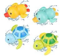 4 Pezzi Giocattoli per Bagnetto, Giocattoli da Bagnetto per Bambini, Giocattoli da Bagno Morbido, Giocattolo Vasca da Bagno per Bambini 1 2 3 4 Anni, per Neonati Ragazzi Ragazze