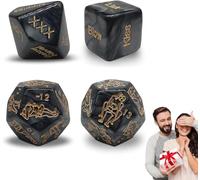 4 pezzi - giochi di festa romantica dadi - creativi dadi romantico notturno teatro camera da letto giochi di coppia