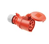 4 pezzi - Giunto CEE 16A a 5 Poli Rosso - Connettore PC ELECTRIC per Cavi