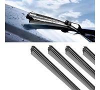 4 Pezzi Gomma Tergicristallo, Gomme per Tergicristallo di Ricambio, Gomma Di Ricambio Universale Per Tergicristalli, Senza Telaio Strisce di Gomma, Compatibile Con Tutti i Tergicristalli, Tagliabile