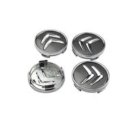 (4 pezzi grigio) 4 coprimozzi per auto per Citroen C2 C3 C4 C5 C1 Elysee Berling Xsara Picasso Saxo Cactus